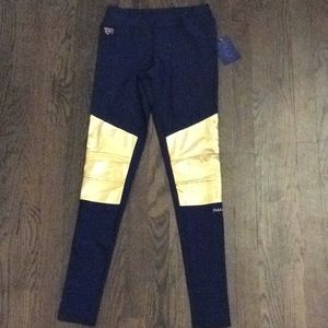 Gold Amazon Warrior Biker Legging